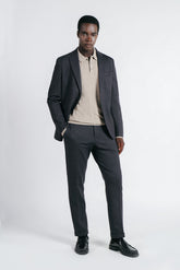 PANTALONE DA ABITO PUNTO MILANO GRIGIO ANTRACITE